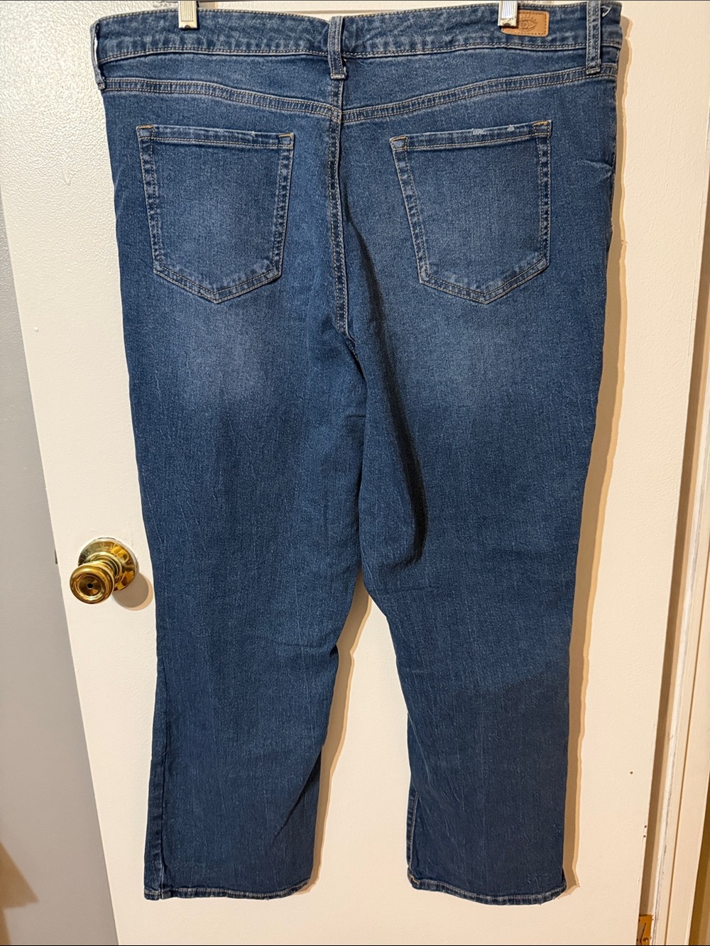 sofia by sofia vergara Dark Blue Distressed Boot Cut Jeans - Picture 3 of 4